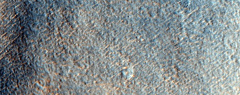 Landforms in Thumbprint Terrain of Arcadia Planitia