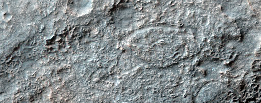 Valley Network in Mountains Northeast of Hellas Planitia