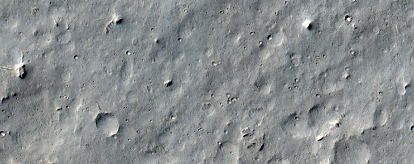 Portion of Valley System in Xanthe Terra