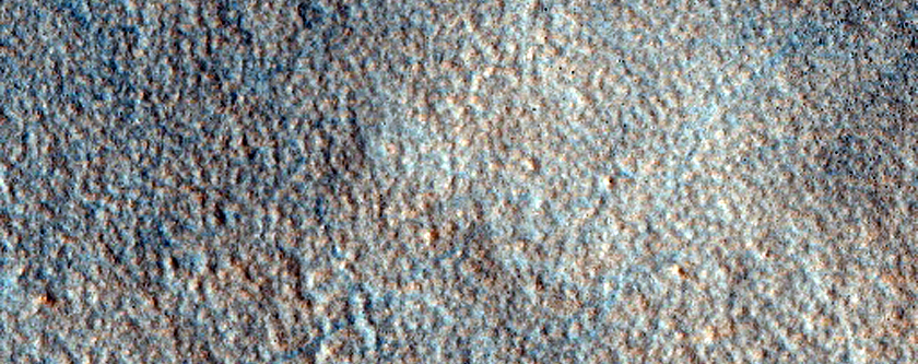 Landforms in Thumbprint Terrain of Arcadia Planitia