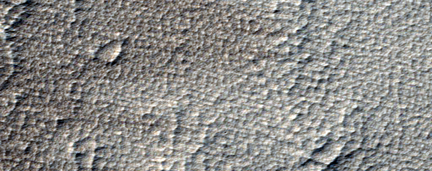 Linear Rise with Several Aligned Mounds or Cones