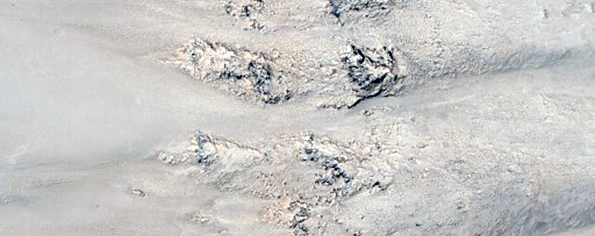 West-Facing Slope of Well-Preserved Impact Crater
