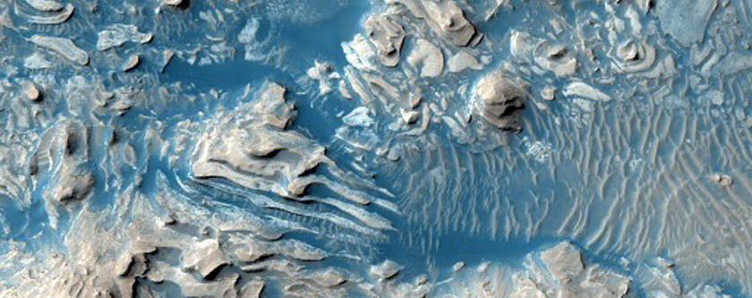Stair-Stepped Mounds in Meridiani Planum