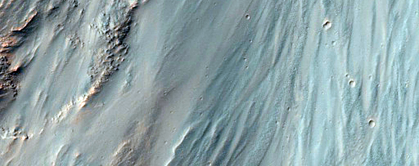 Bedrock Bench in Southern Coprates Chasma