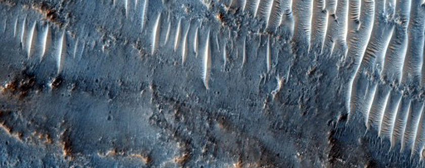 Bedrock Exposed in Kasei Valles