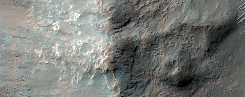 Layers in Crater in Ladon Basin