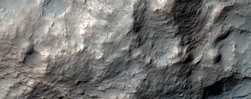 OMEGA Potential Kaolinite in Crater