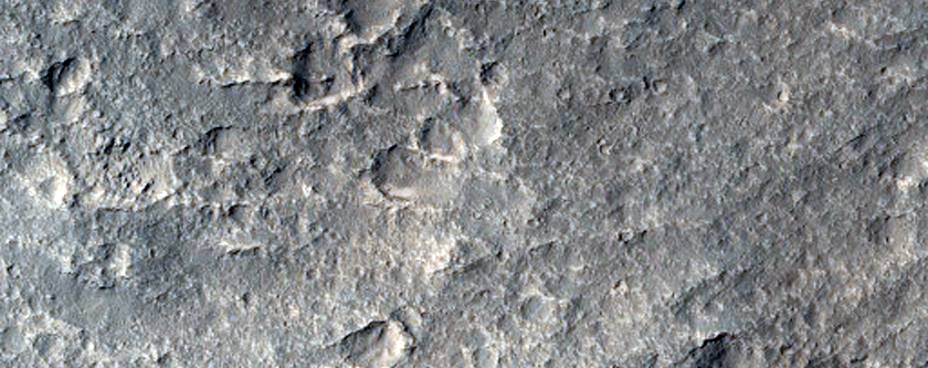 Central Peak Ring of Large Crater