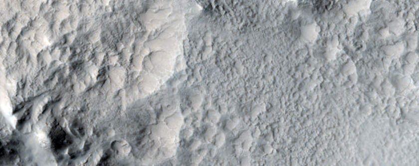 Very Fresh Unnamed 10-Kilometer Peak Pit Crater in Utopia Planitia