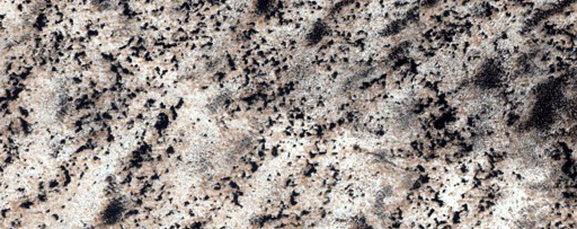 Lerosione delle dune in Chasma Boreale