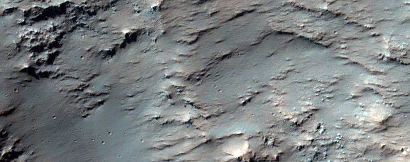 High Thermal Inertia Area in Terra Sabaea