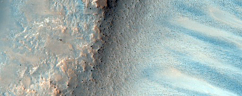 Fresh Crater in Chryse Planitia