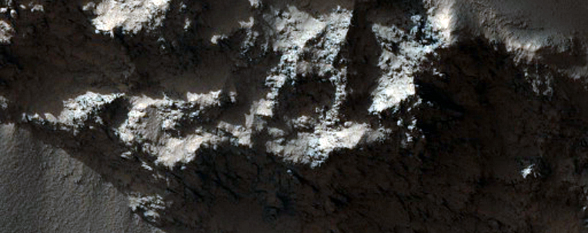Ius Chasma Wall Stratigraphy