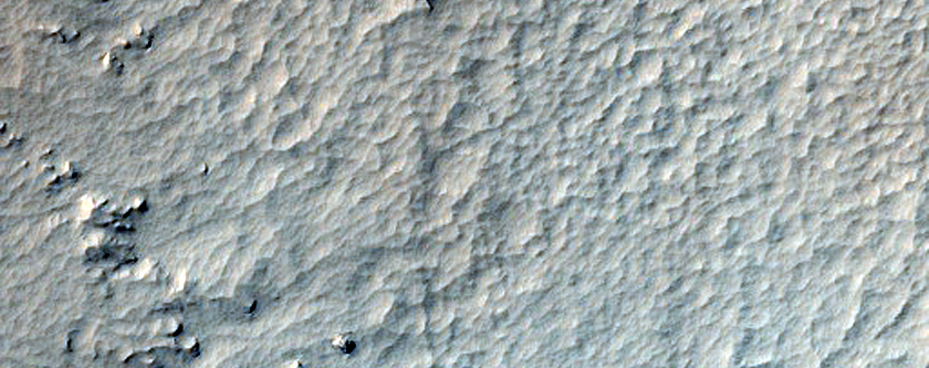Western Portion and Ejecta of Corinto Crater