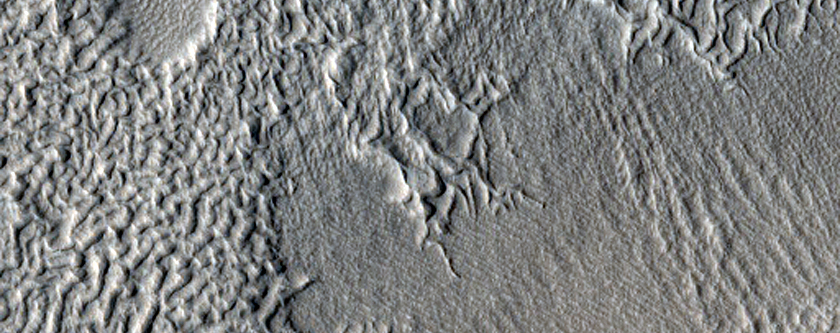 Mounds in Erebus Montes