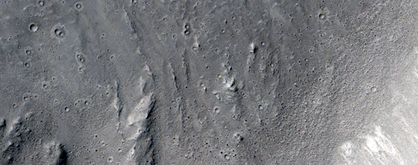 Rayed Thila Crater in Elysium Planitia
