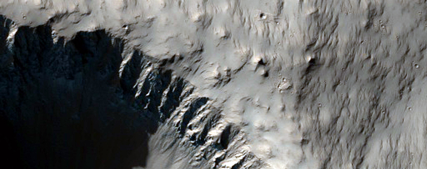 2-Kilometer Diameter Rayed Crater