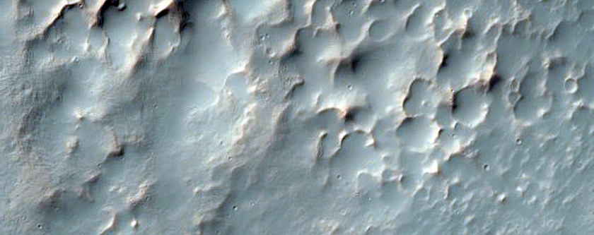 Unnamed Crater North of Hellas Basin