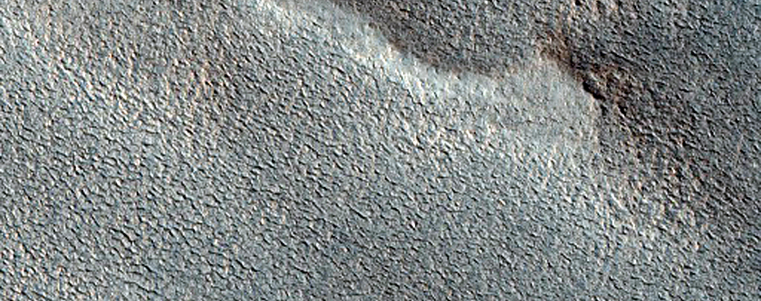 Streamlined Feature on Floor of Chasma Boreale