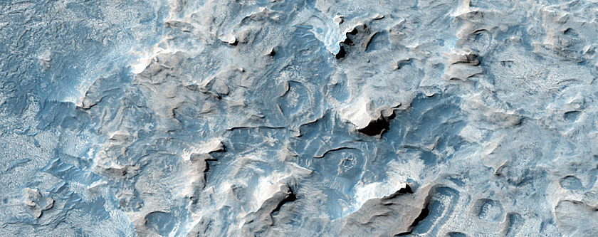 Etched Terrain in the Meridiani Region