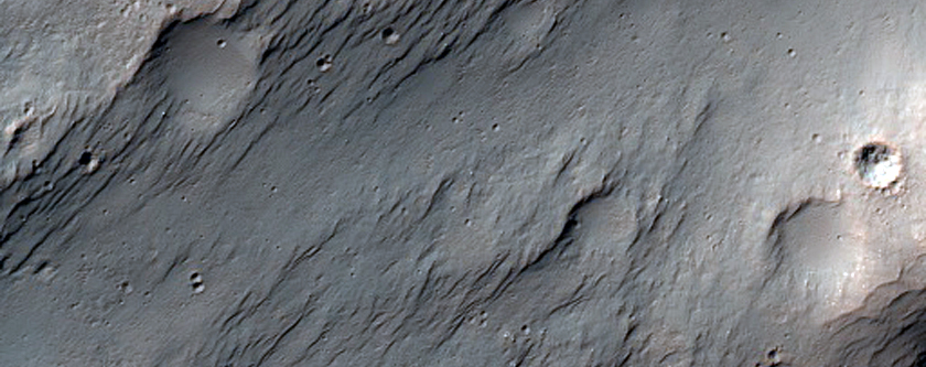 Central Peak of Large Crater in Savich Crater Basin