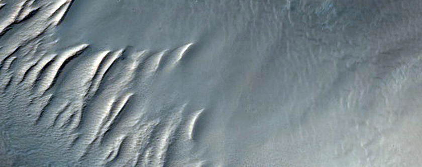 Sample of Crater Rim in Terrain North of Icaria Planum