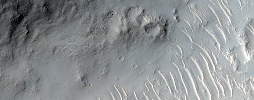 Well-Preserved 10-Kilometer Diameter Crater with Central Peak