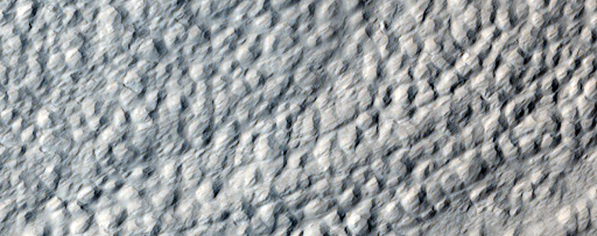Lineated Valley Fill Near Coloe Fossae