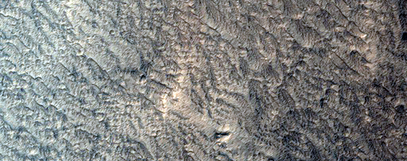 Platy Flow on Floor of Echus Chasma Side Channel