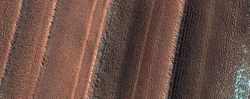 North Polar Layered Deposits Unconformity