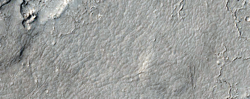 Western Elysium Planitia Boundary