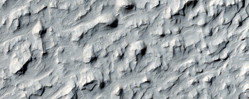 Inverted Channel and Yardangs in Aeolis Mensae