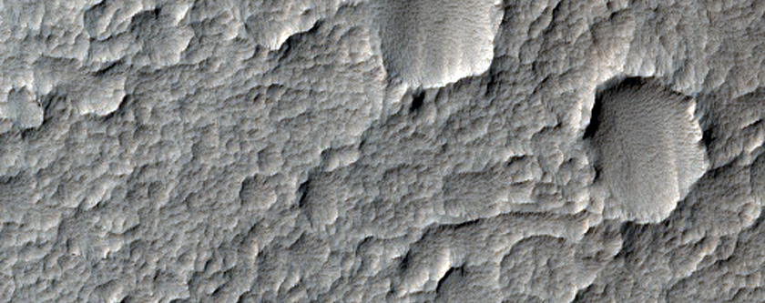 Sample Labyrinthus Noctis Depression with Smaller Depression in Floor
