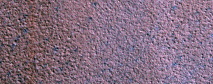 Sample Terrain at 78 Deg Latitude