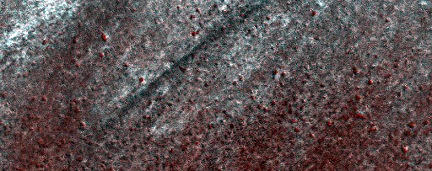 Sample Terrain at 82 Deg Latitude