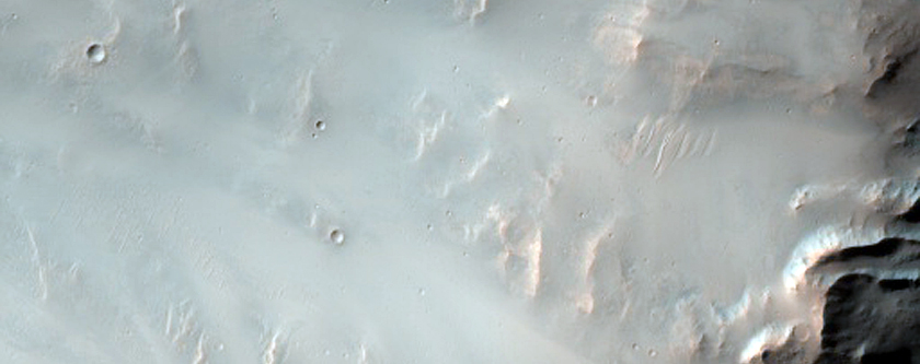 Sample Mantled Crater in Sinus Sabaeus Region