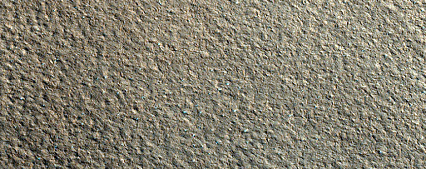 Sample Terrain at 75 Deg Latitude