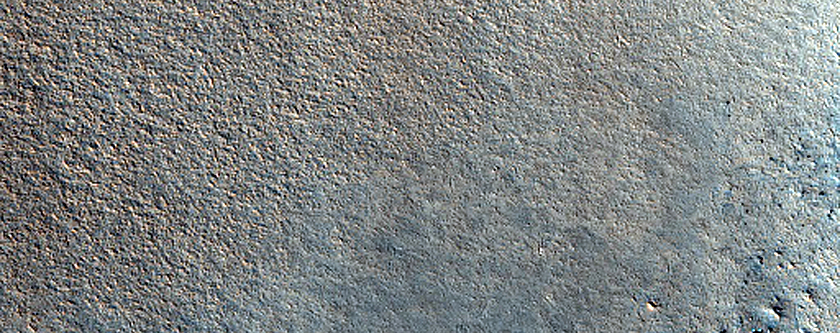 Sample Terrain at 77 Deg Latitude