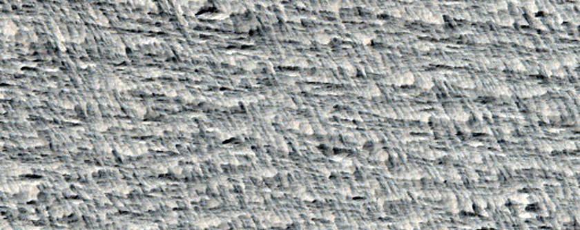 Sample of Medusae Fossae Terrain