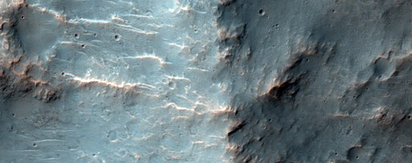 Sample of Crater in Tyrrhena Terra