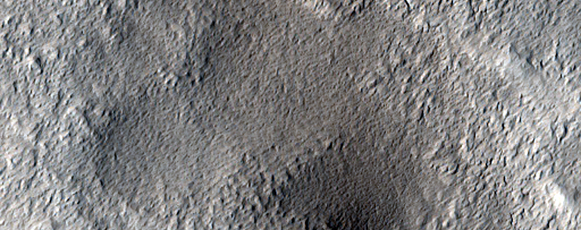 Sample of Trough and Gullies in Viking 1 Image 268S06
