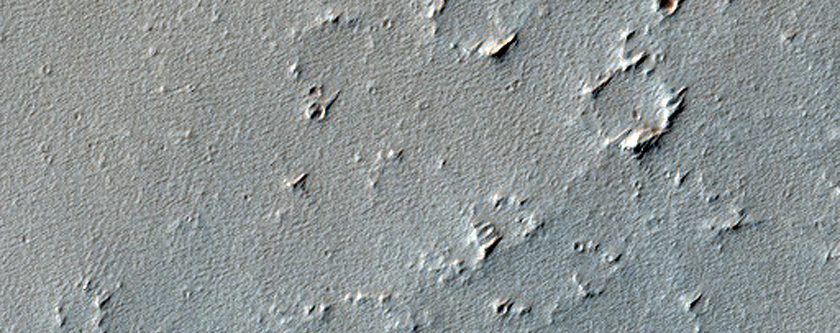 Sample of Area Covered By Viking 1 Images 736A51 to 736A58