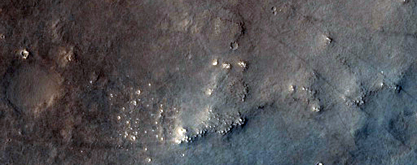 Floor of Flammarion Crater