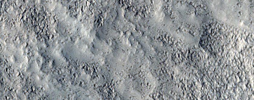 Dissected Crater in Acheron Fossae