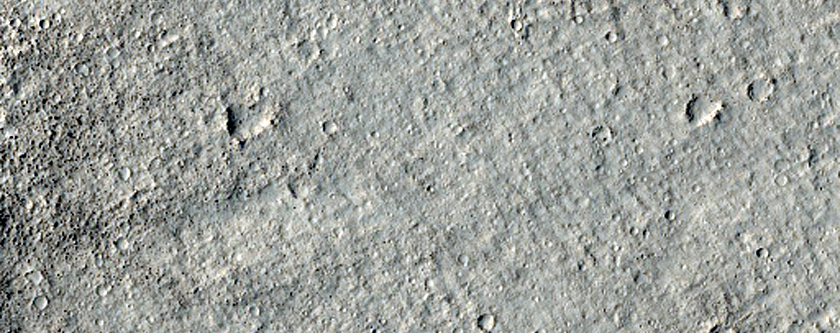 Channel in Rahway Valles