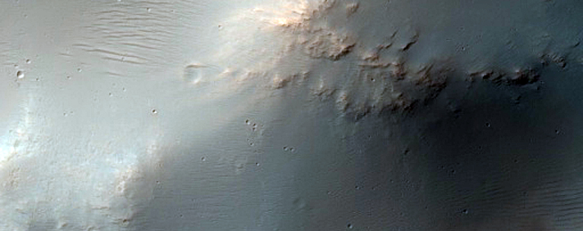 Sample of Crater Rim in Hesperia Planum