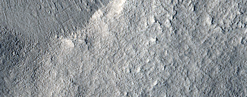 Eroded Crater in Arabia Terra