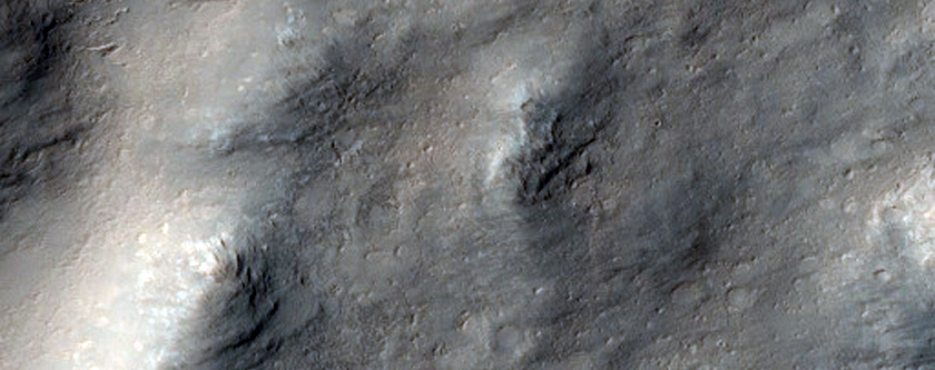 Channel Going Into Gale Crater