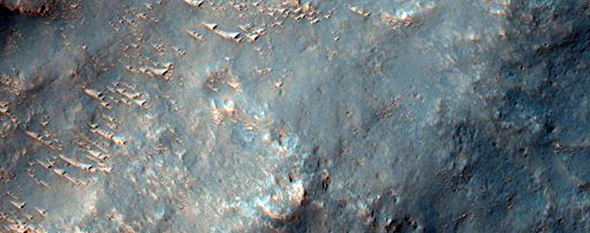 Eroded Crater Wall