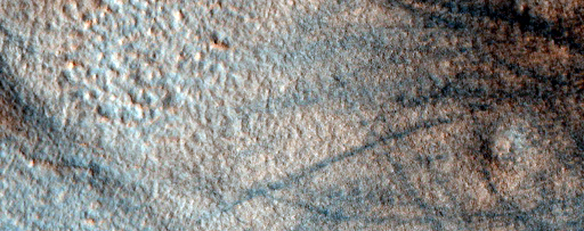 Sample of Plains Associated with Thumbprint Terrain in Arcadia Planitia